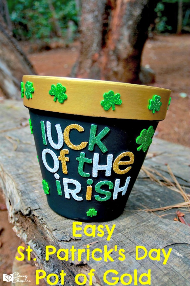 St. Patrick's pot of gold craft