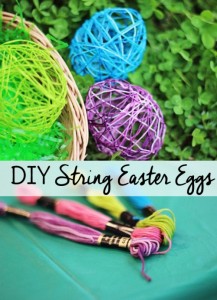 string easter eggs craft