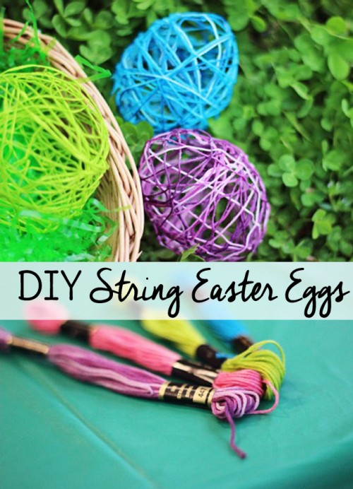 string easter eggs craft