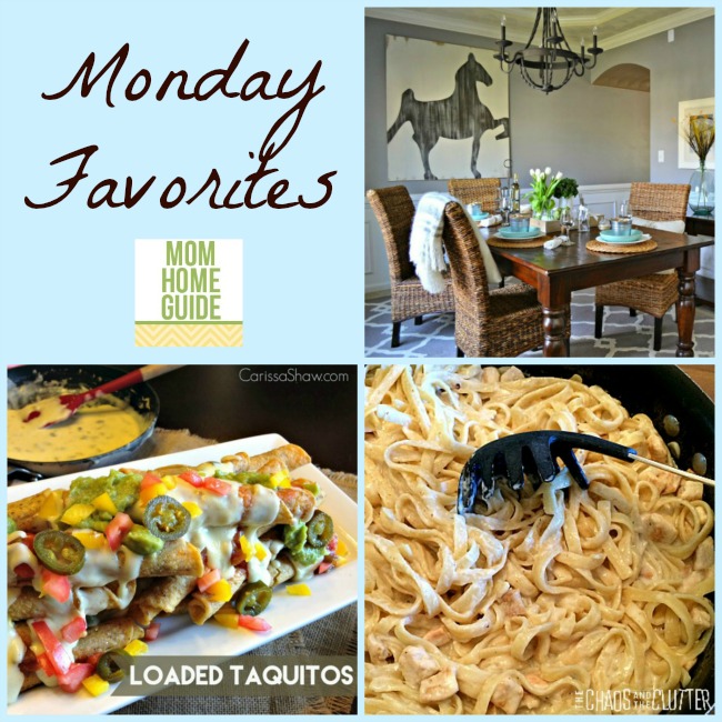 Monday link up party favorites from mom home guide