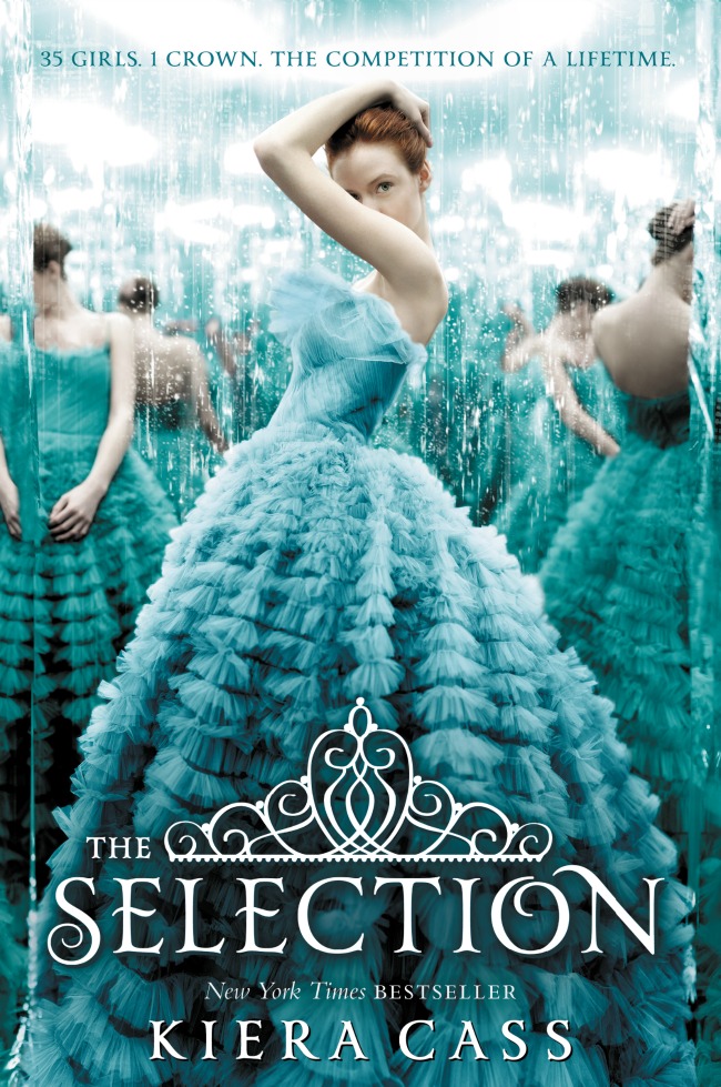 The selection by Kiera Cass, a young adult romance where the selected compete to marry the prince