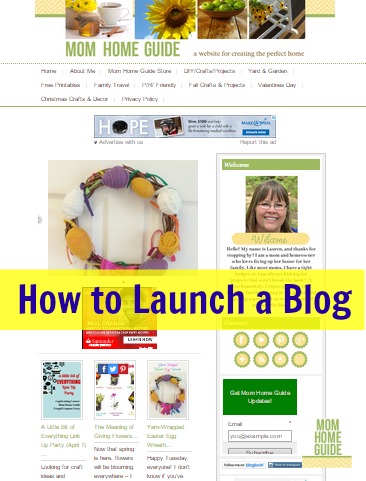 how to launch a blog