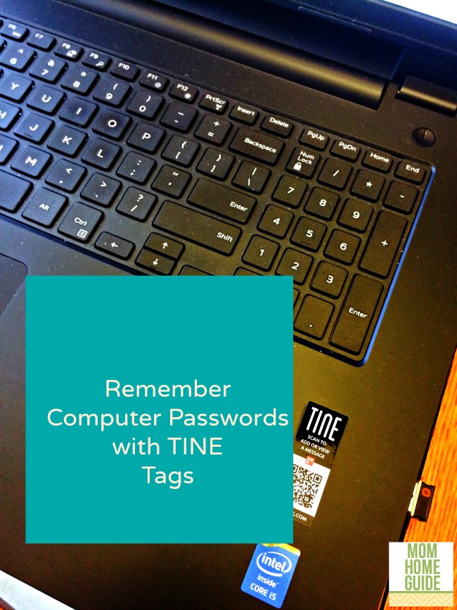 TINE tags for passwords