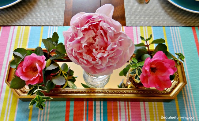 summer floral centerpiece