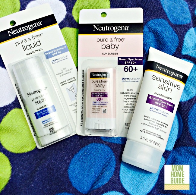 Neutrogena sunscreen products