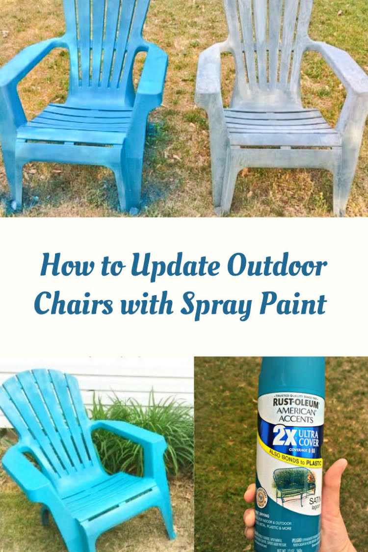 Spray Painted Outdoor Chairs