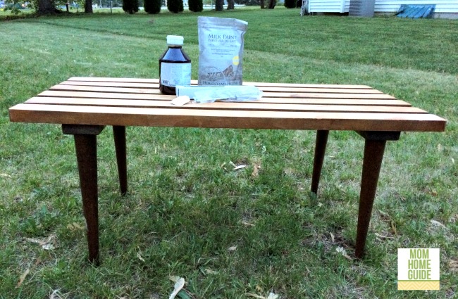 wood coffee table