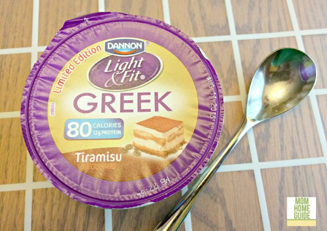 Dannon Light & Fit® Tiramisu Flavored Greek nonfat yogurt 