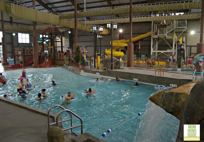 Hope Lake Lodge Cascades indoor waterpark in New York