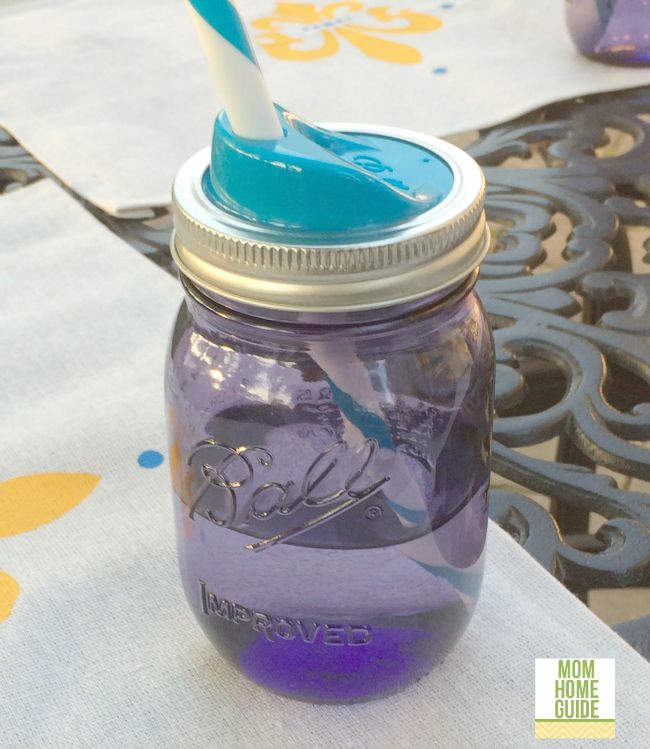 Ball Brand mason jars are great for summer entertaining