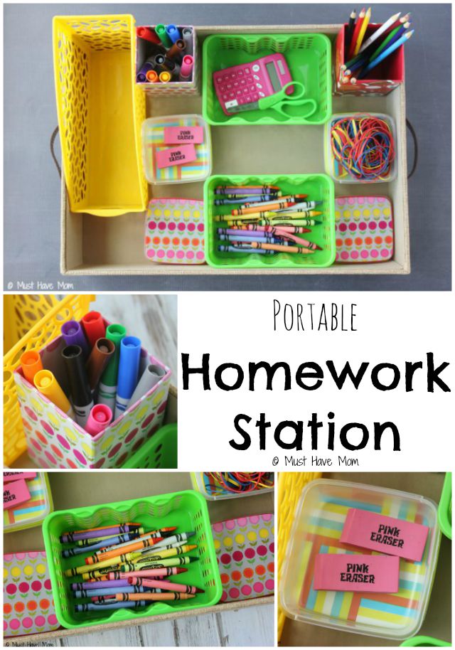 Portable Homework Station by Must Have Mom