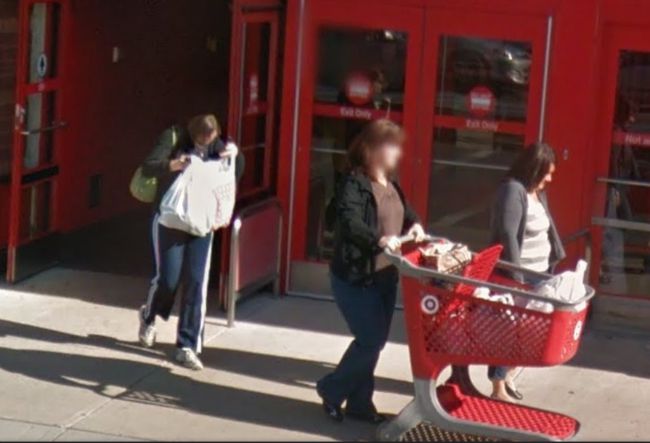 Me in front of Target on Google Earth