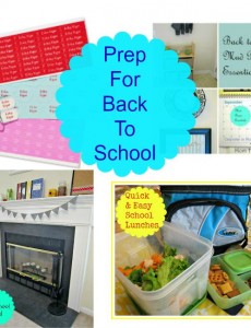 prep for back to school