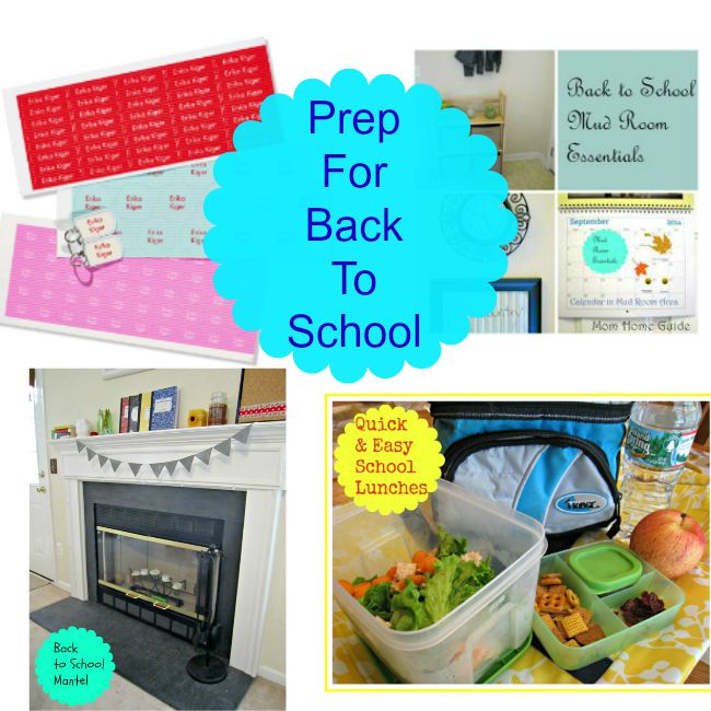 prep for back to school
