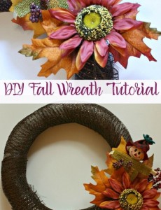 DIY fall wreath