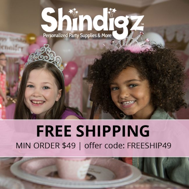 free shipping at Shindigz