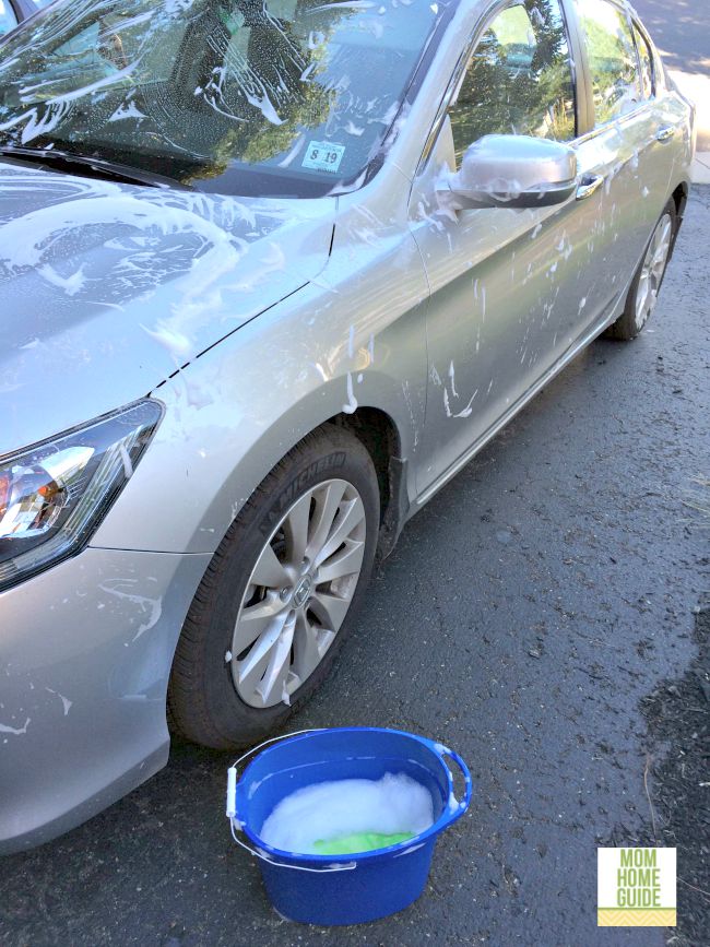 Washing a car at home can be quite easy and fun -- especially if it is a family activity!