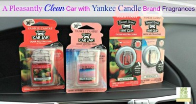 After DIY detailing and cleaning my car, I like to add an extra feeling of clean by adding Yankee Candle brand on-the-go fragrance products. See my tips on how to make your car feel new-car new again!