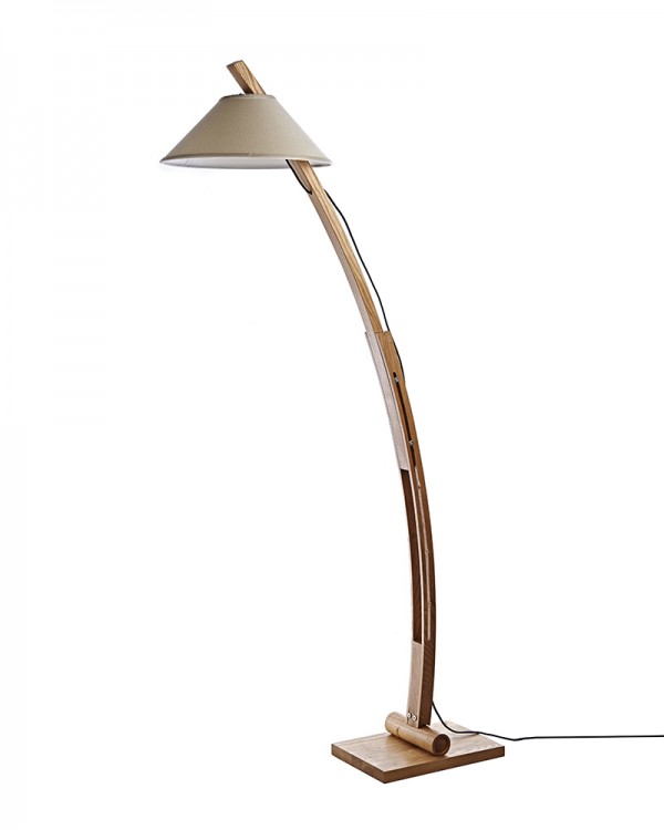 This arc floor lamp would be a great reading lamp for my home's living room!