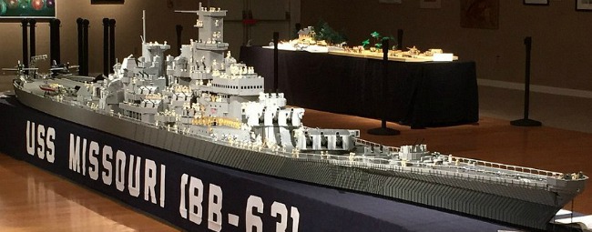 The USS Missouri, created out of LEGOS!