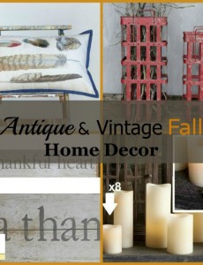 Love this beautiful antique and vintage fall decor from antiquefarmhouse.com!