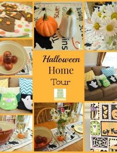 Holiday Craftacular -- see how Lauren of Mom Home Guide has decorated her home for Halloween! Plus, link up at our linky party and stop by all this week to see the next installments in this Holiday Craftacular blog hop!