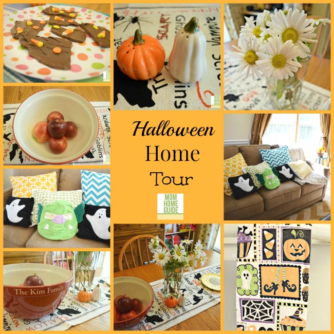 Holiday Craftacular -- see how Lauren of Mom Home Guide has decorated her home for Halloween! Plus, link up at our linky party and stop by all this week to see the next installments in this Holiday Craftacular blog hop!