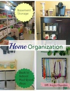 Tips for getting your while house organized!