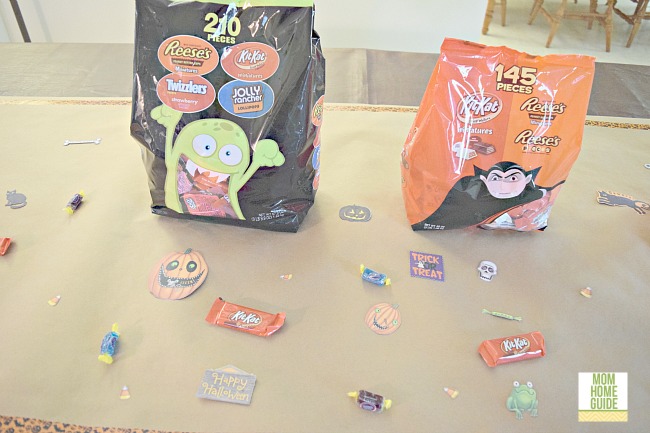 Fun idea for a Halloween party -- make a Kraft paper table runner that kids can draw on and customize!