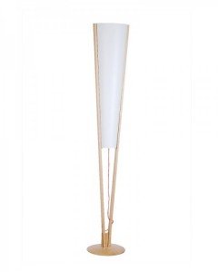 This torch floor lamp would work perfectly in my home's living room.