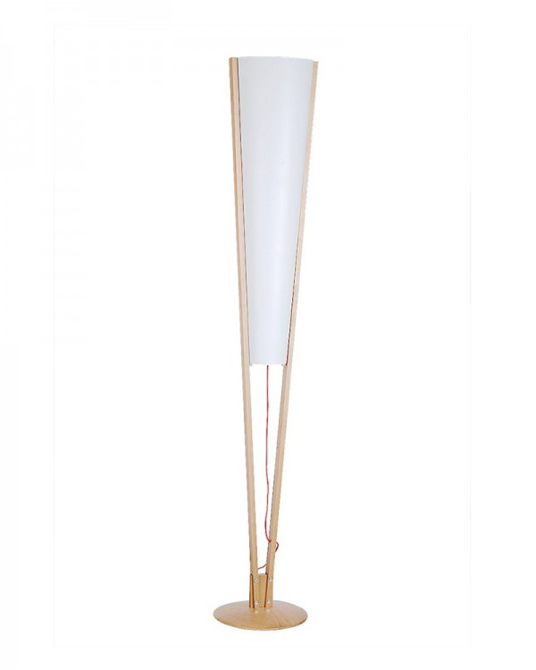 This torch floor lamp would work perfectly in my home's living room.
