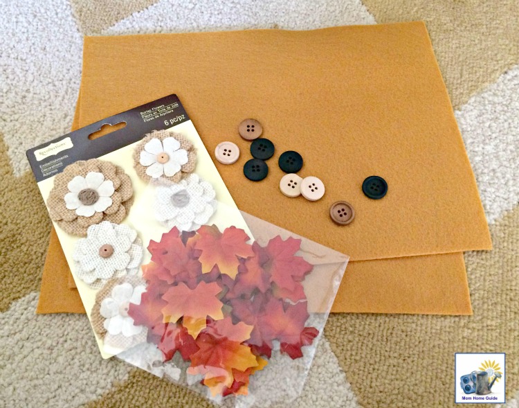 Just a few inexpensive supplies are needed to make a quick and easy fall pillow!