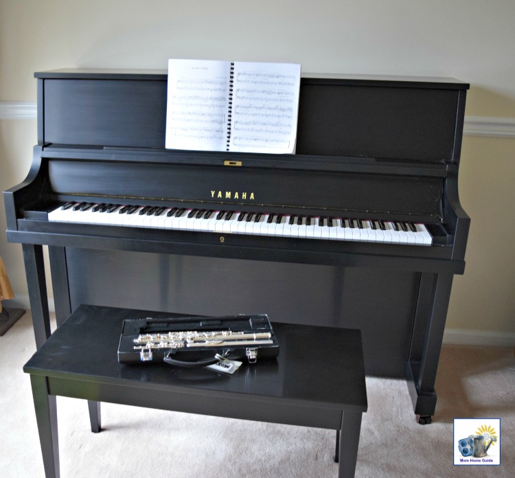 Yamaha piano and flute, two great instruments for beginning to advanced musicians!