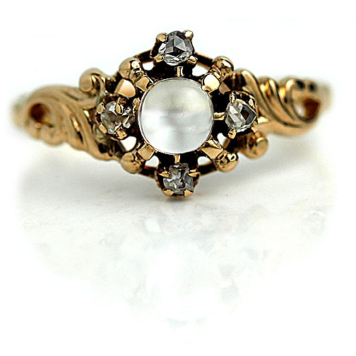 A beautiful engagement ring from the Victorian era.