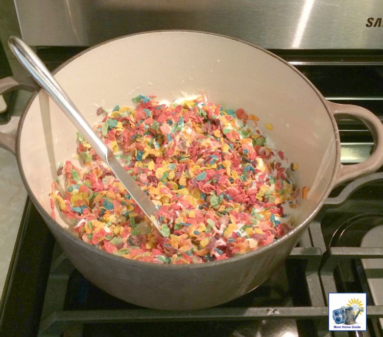 how to make cereal and marshmallow bars