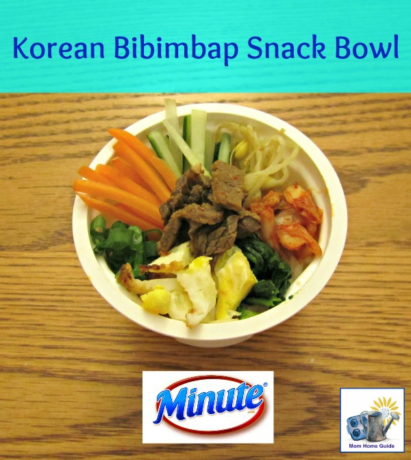 Korean bibimbap bowl recipe