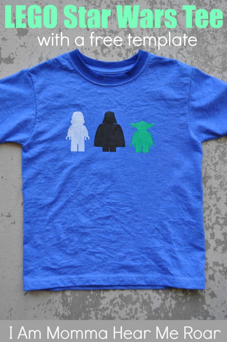 Star Wars T-Shirt that can be made with a free stencil!