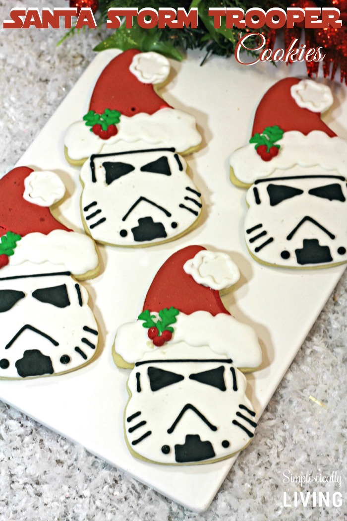 Storm Trooper Santa cookies