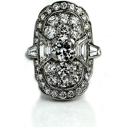 Beautiful vintage mid century diamond ring