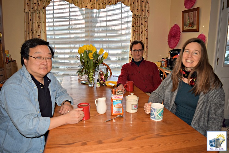 A Dunkin Donuts coffee party