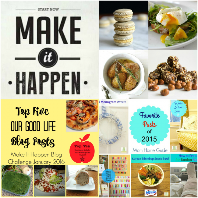 Make It Happen Blog Hop: Best Posts of 2015