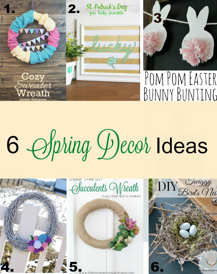 6 great spring decor craft ideas