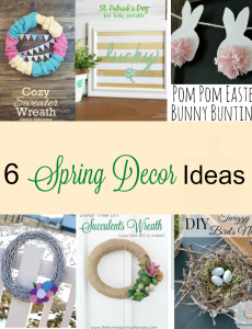 6 beautiful spring decor ideas