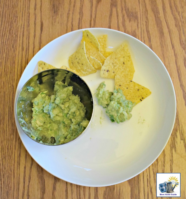 A bowl of homemade guacamole