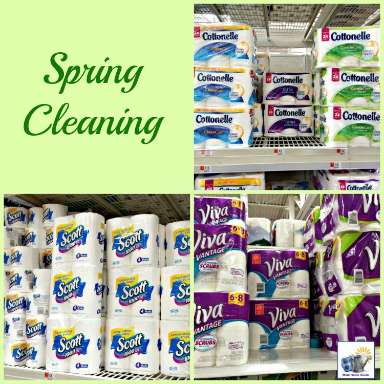 spring cleaning with Scott, Cottonelle and Viva at Walmart