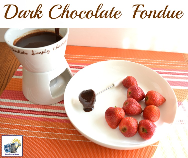 Easy Chocolate Fondue - Made To Be A Momma