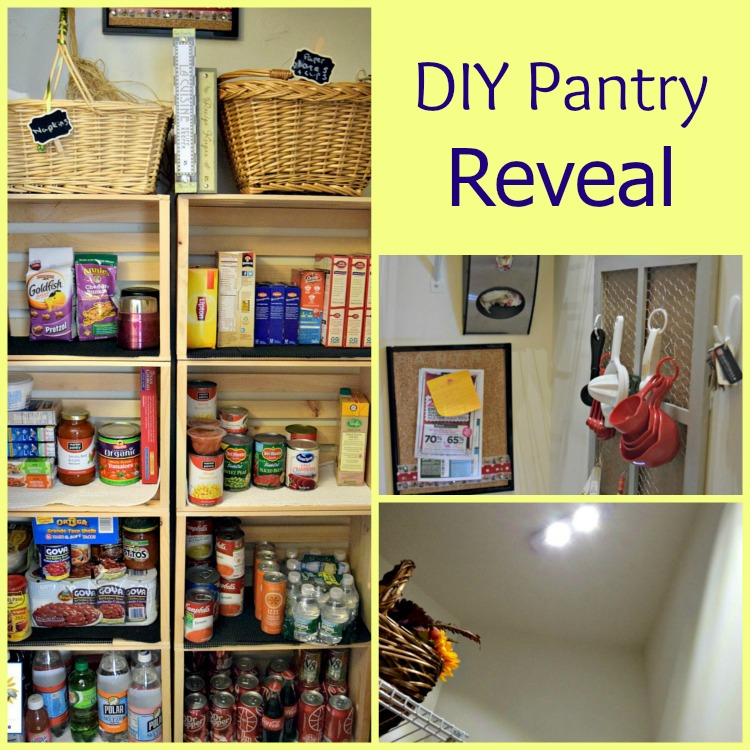 DIY pantry reveal