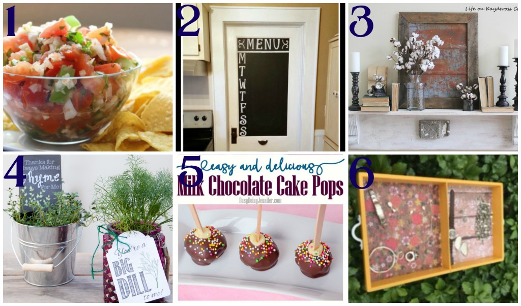 Features for the May 6, 2016 Craft Frenzy Friday Linky Party