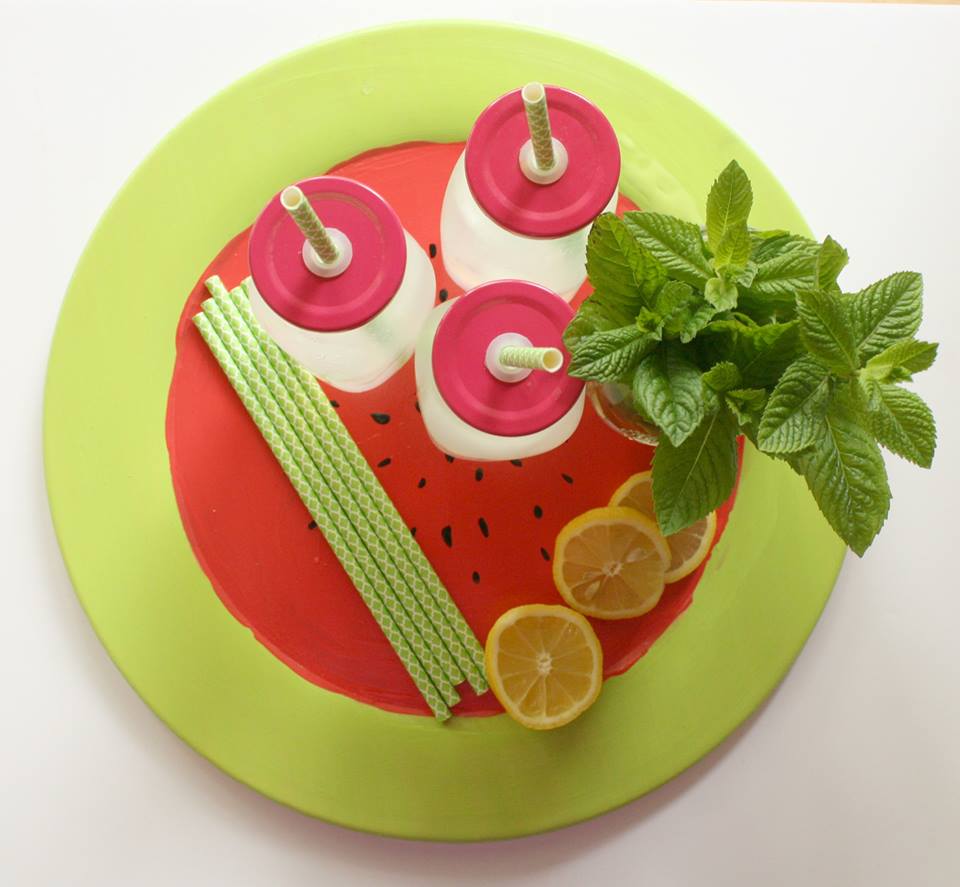 DIY Watermelon Plate