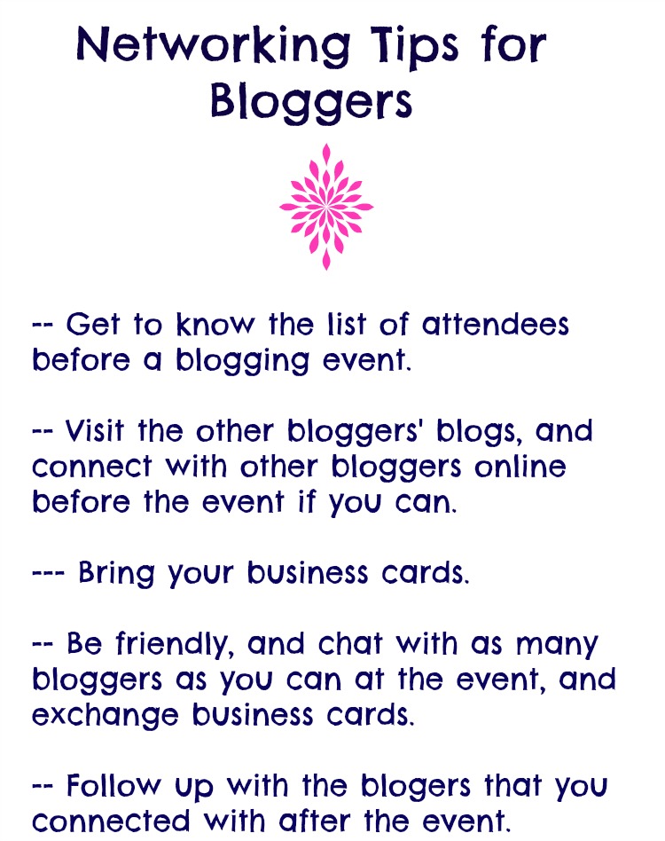 use these tips to network with other bloggers at your next blogger event!